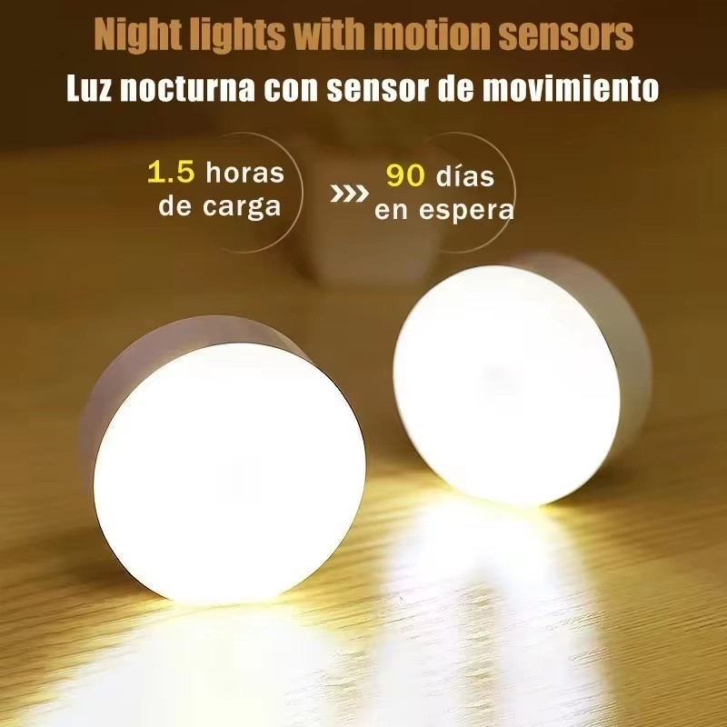 Outdoor Lighting Sensor - USB Şarj Edilebilir LED Gece Lambası,
