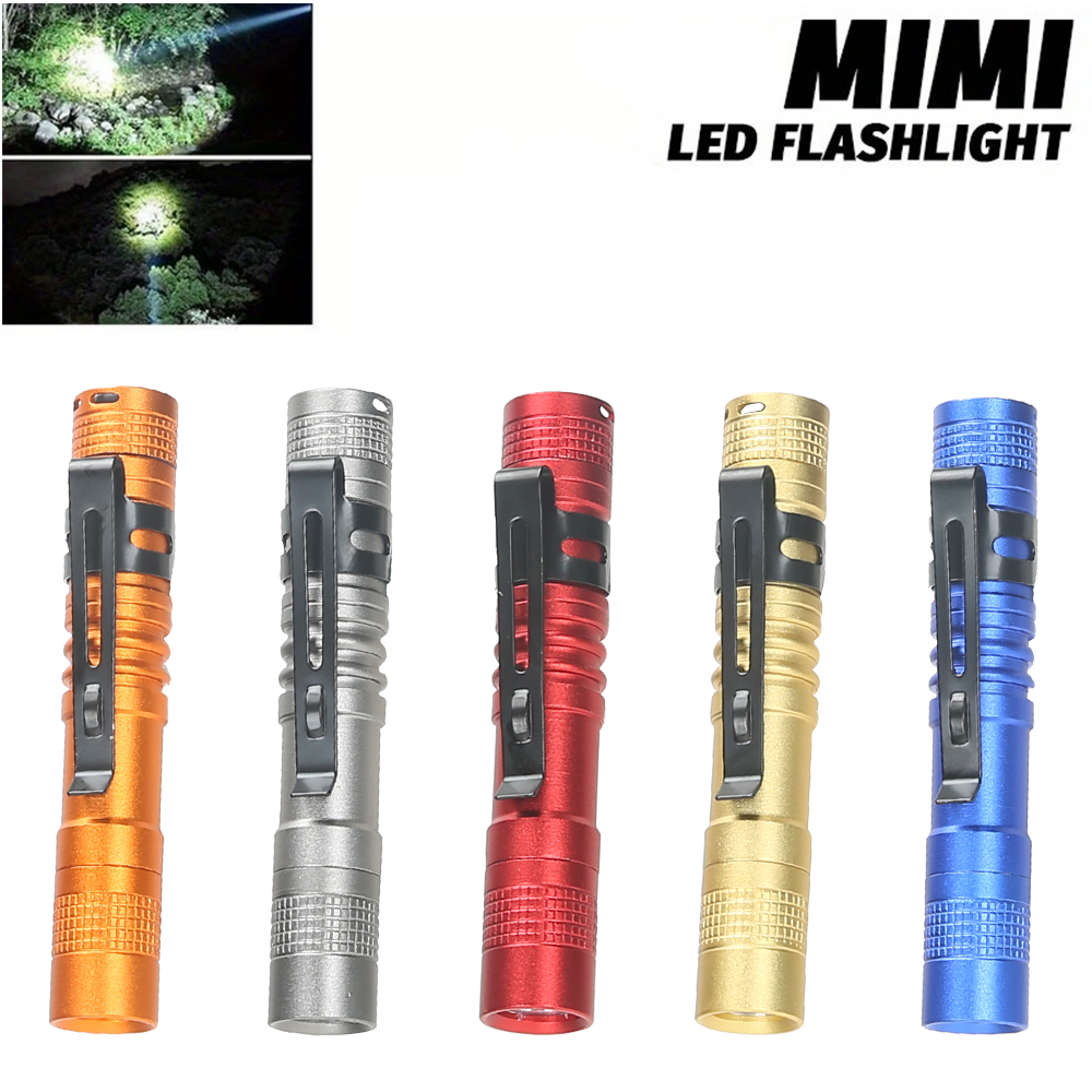 Outdoor Lighting Usa - Mini Taşınabilir LED Kalem Işık Klipsli