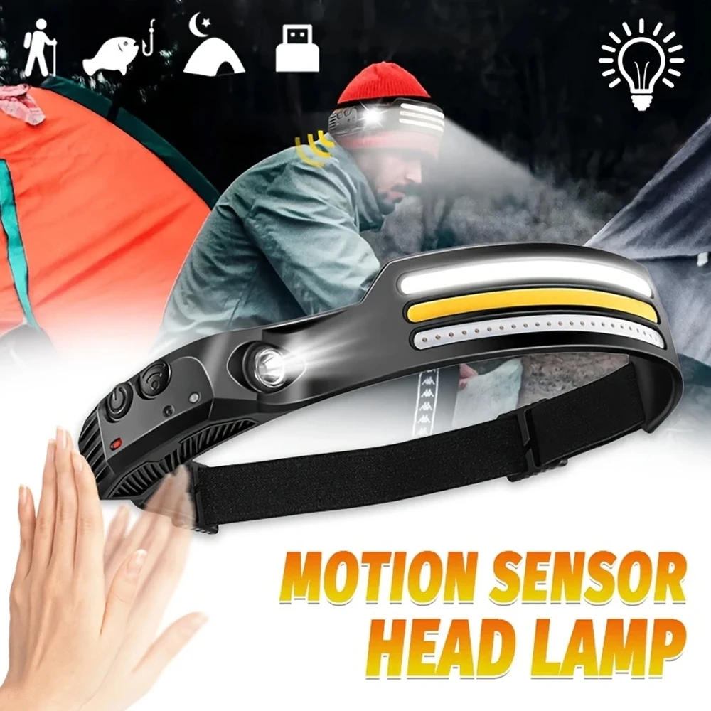 Outdoor Lighting Sensor - Şarj edilebilir COB LED Indüksiyon Far