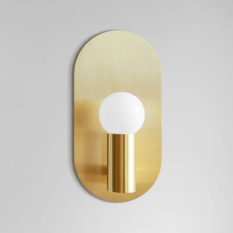 Outdoor Lighting Brass - Nordic Creative Otel Başucu Duvar Lambası