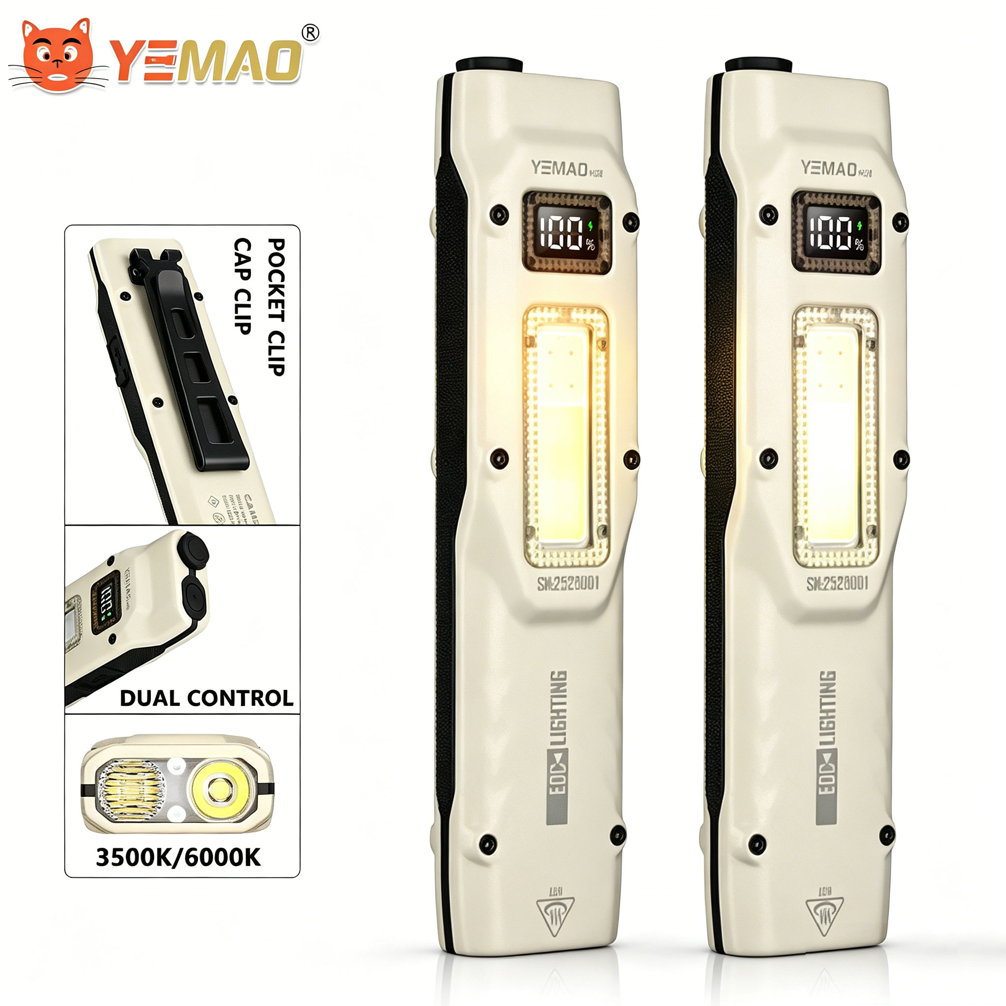 Outdoor Lighting Usa - Taşınabilir 880LM YEMAO M28 Ultra-ince Taktik