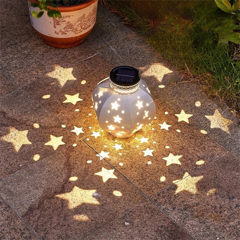 Outdoor Lighting Permanent - Bahçe Yıldız Projektör Lambası Asılı Güneş
