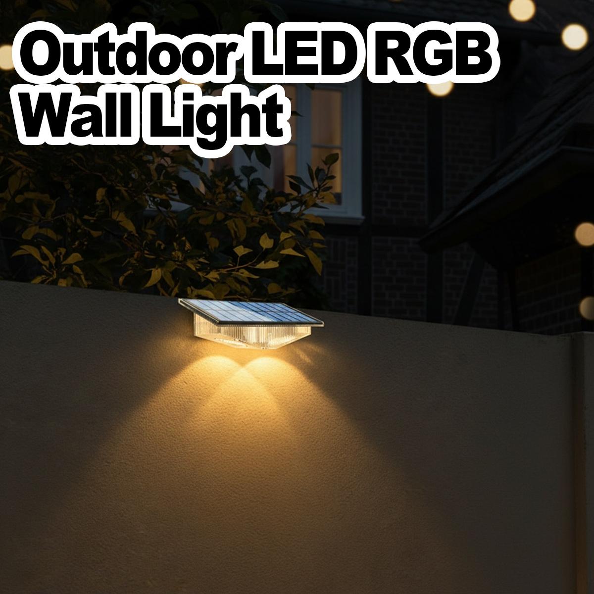 Outdoor Yard Lighting Fixtures - 4 Adet Güneş Enerjili Çit Lambası