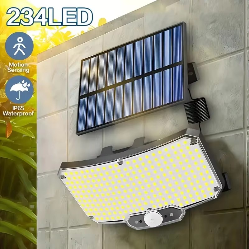 Outdoor Lighting Sensor - 234LED Güneş Enerjili Dış Mekan Işıkları
