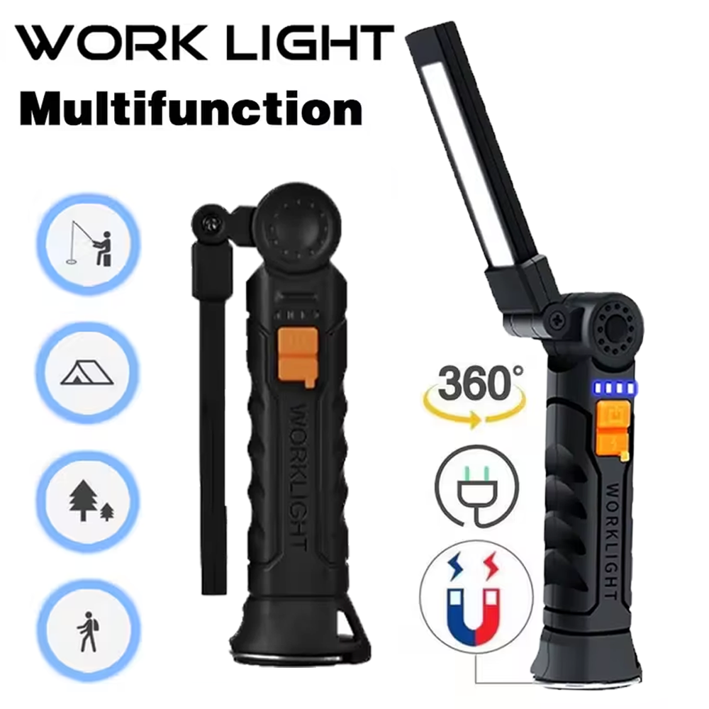 Outdoor Lighting Usa - Taşınabilir COB LED El Feneri USB