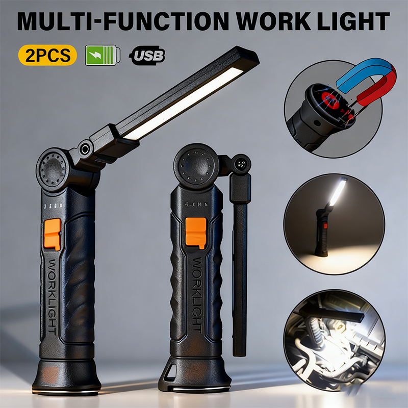Outdoor Lighting Usa - Taşınabilir COB LED El Feneri USB