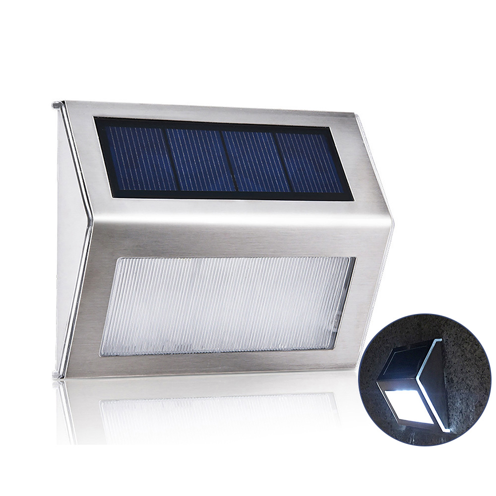 Solar Path Light - YENİ 3L-ED Paslanmaz Çelik Güneş Enerjili