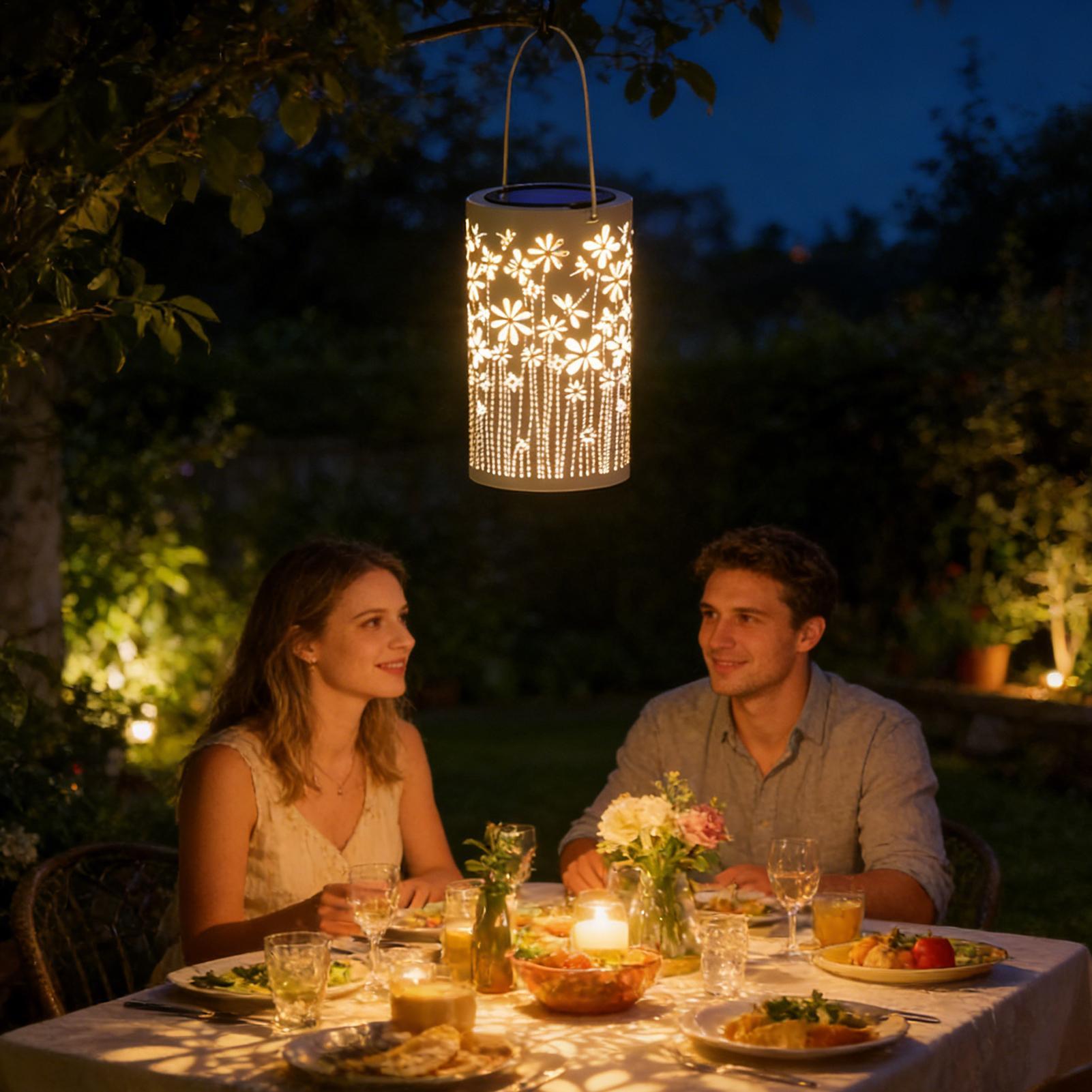 Veranda için dış mekan fenerle - Solar Path Light incelemesi ve fiyatı
