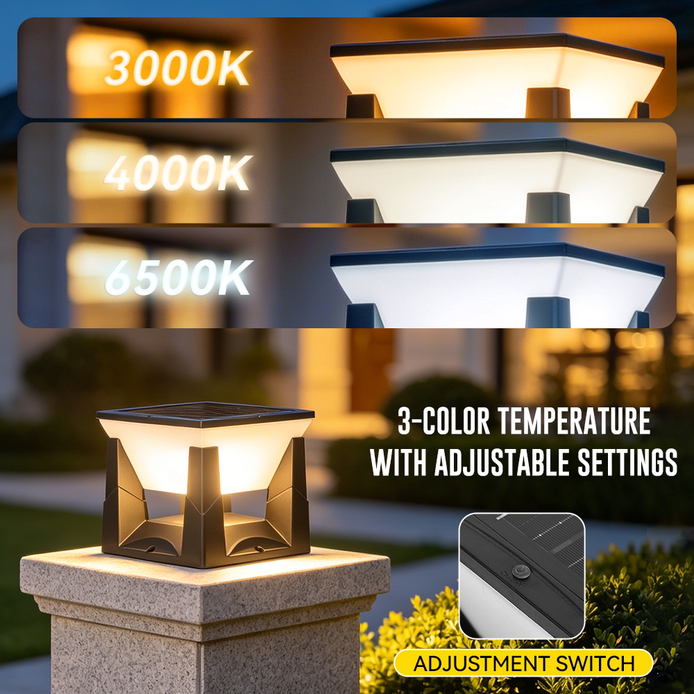 3 Renkli Güneş Enerjili Direk  - Outdoor Yard Lighting Fixtures incelemesi ve fiyatı