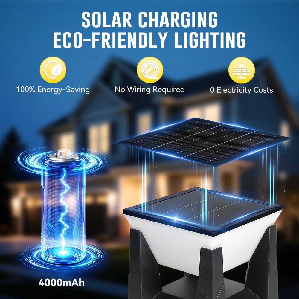 3 Renkli Güneş Enerjili Direk  - Outdoor Yard Lighting Fixtures incelemesi ve fiyatı
