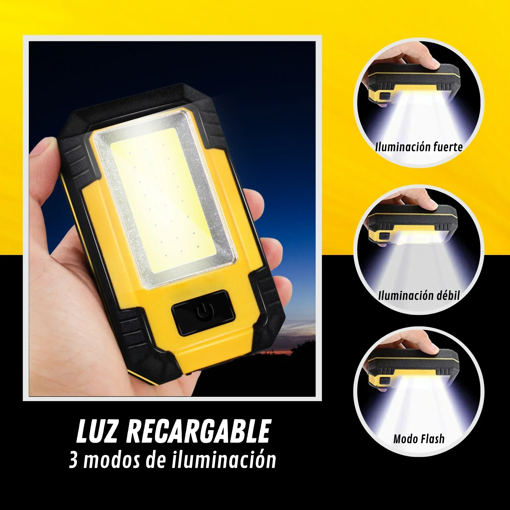 Şarj Edilebilir 4000mAh Çalışm - Outdoor Lighting Usa incelemesi ve fiyatı