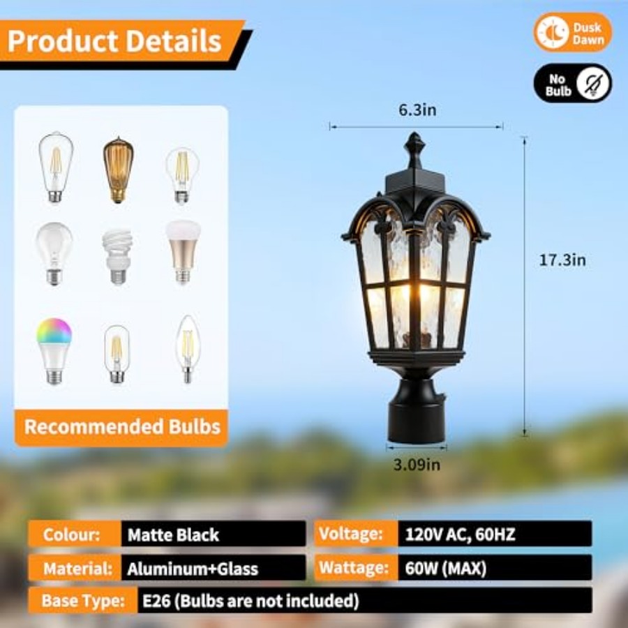 Sensörlü Dış Mekan Direk Lamba - Outdoor Lighting Sensor incelemesi ve fiyatı