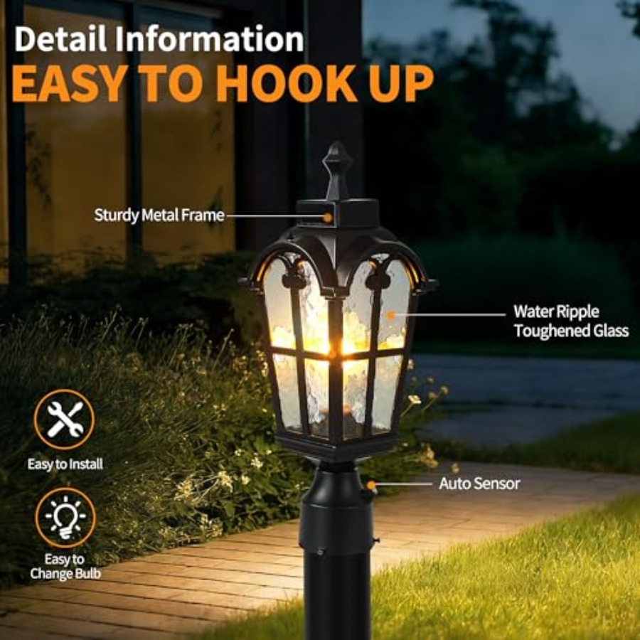 Sensörlü Dış Mekan Direk Lamba - Outdoor Lighting Sensor incelemesi ve fiyatı
