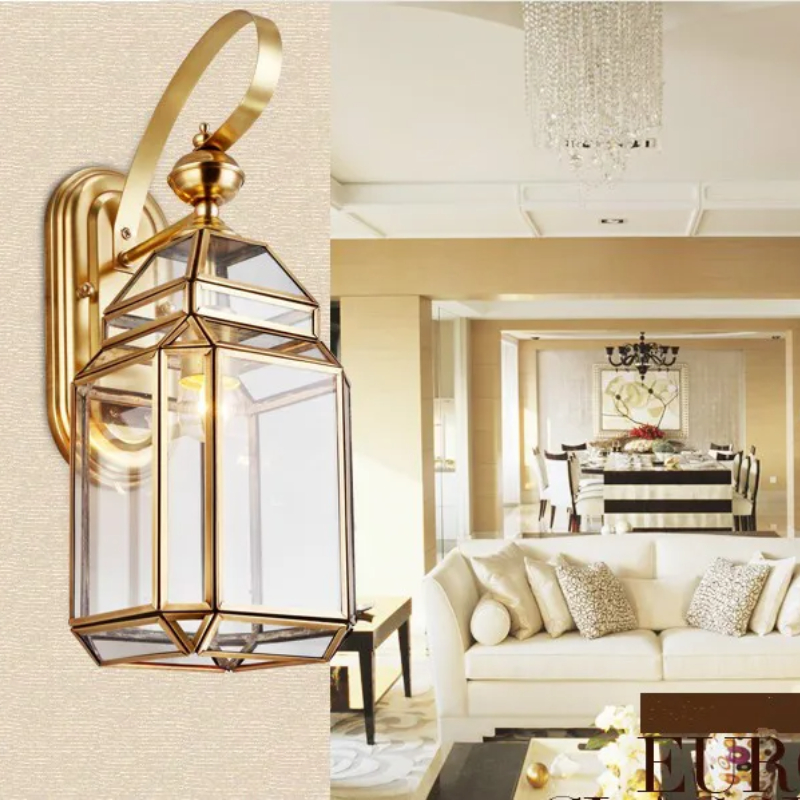 Modern Bronz Duvar Lambası D17 - Outdoor Lighting Brass incelemesi ve fiyatı