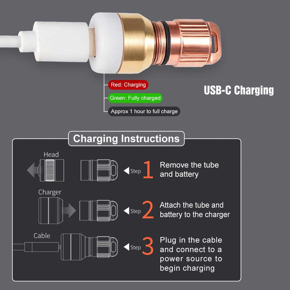 Bakır El Feneri EDC LED Cep Iş - Outdoor Lighting Brass incelemesi ve fiyatı
