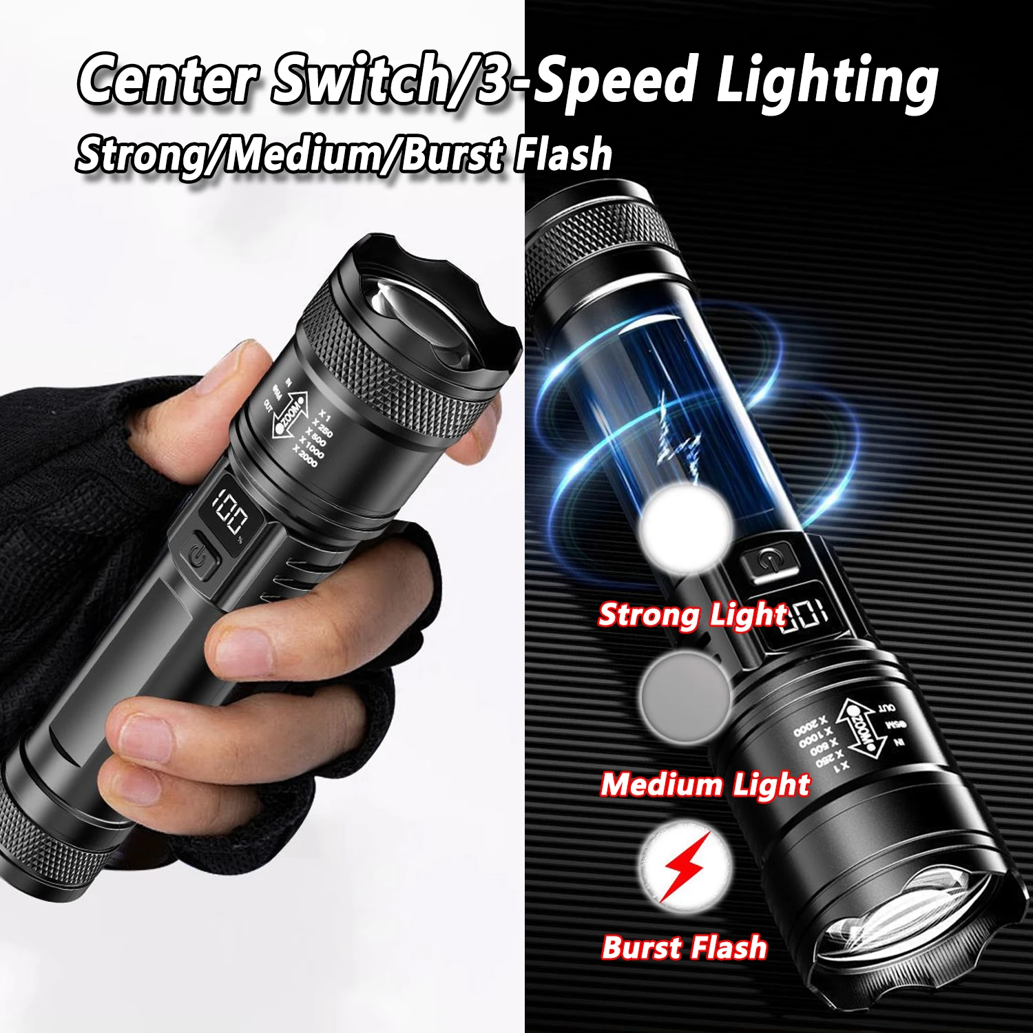 Ultra Parlak LED El Feneri 200 - Outdoor Lighting Usa incelemesi ve fiyatı