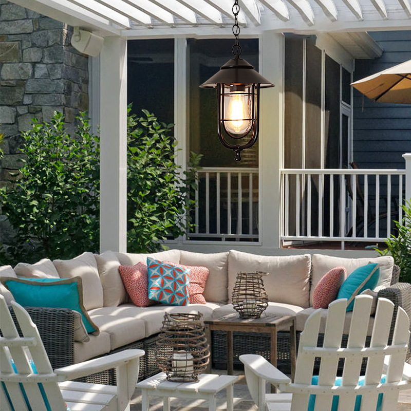 Açık avizeler Vintage Loft kol - Outdoor Lighting Led Fixtures incelemesi ve fiyatı