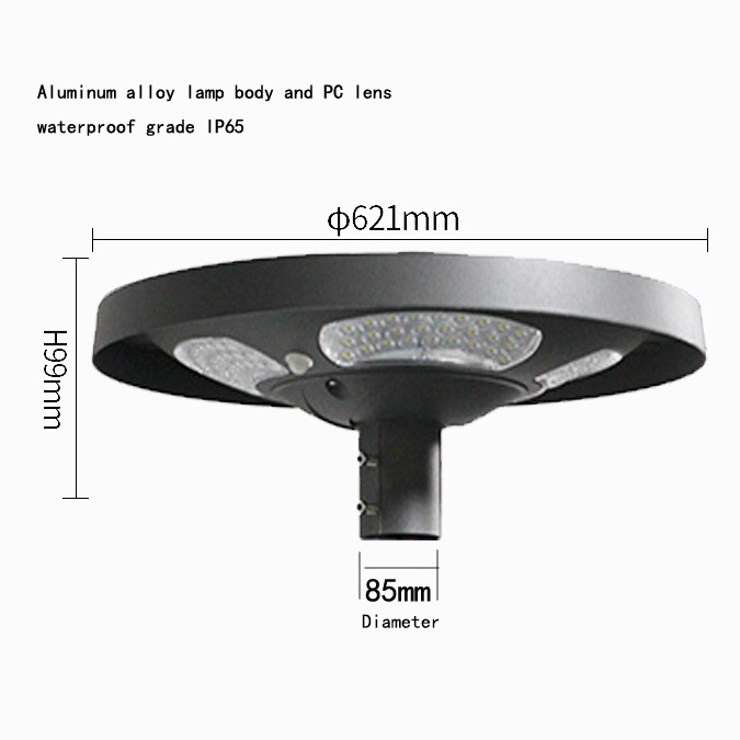 Su geçirmez IP65 UFO Solar LED - Outdoor Lighting Sensor incelemesi ve fiyatı
