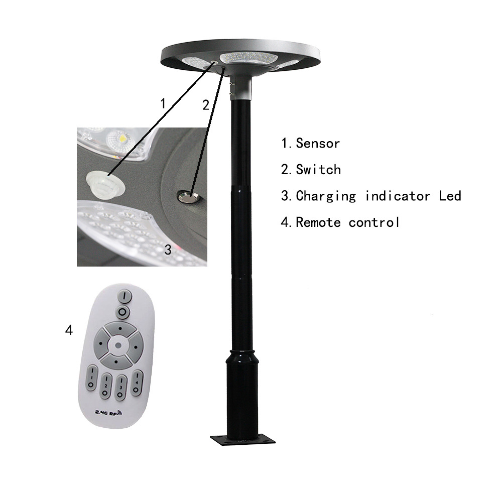 Su geçirmez IP65 UFO Solar LED - Outdoor Lighting Sensor incelemesi ve fiyatı
