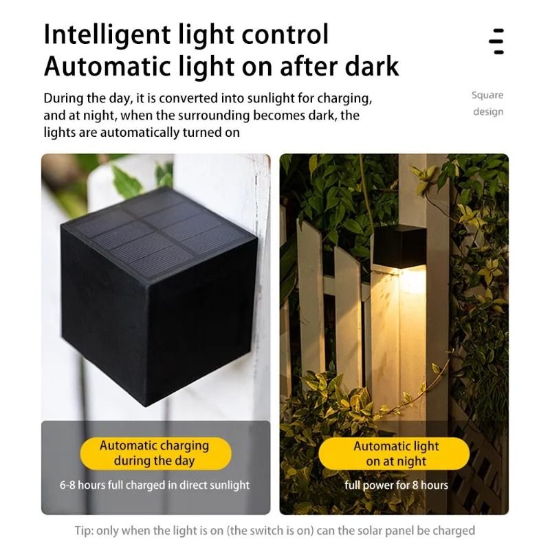 LED Güneş Enerjili Duvar Lamba - Outdoor Yard Lighting Fixtures incelemesi ve fiyatı