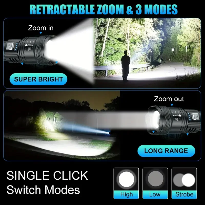 Taktik LED El Feneri 2000LM US - Outdoor Lighting Usa incelemesi ve fiyatı