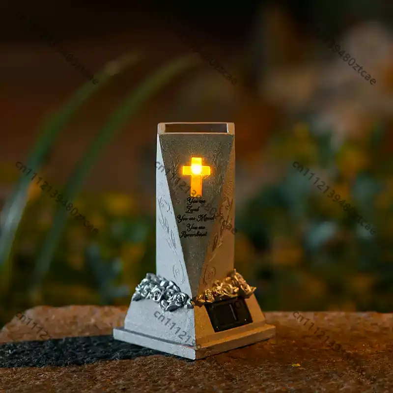 Güneş Enerjili Haç Melek Heyke - Outdoor Lighting Brass incelemesi ve fiyatı